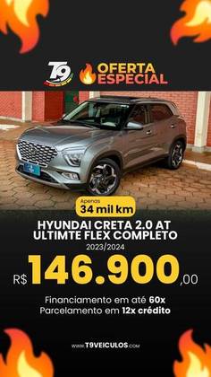 HYUNDAI CRETA 2.0 FLEX ULTIMATE AUTOMÁTICO